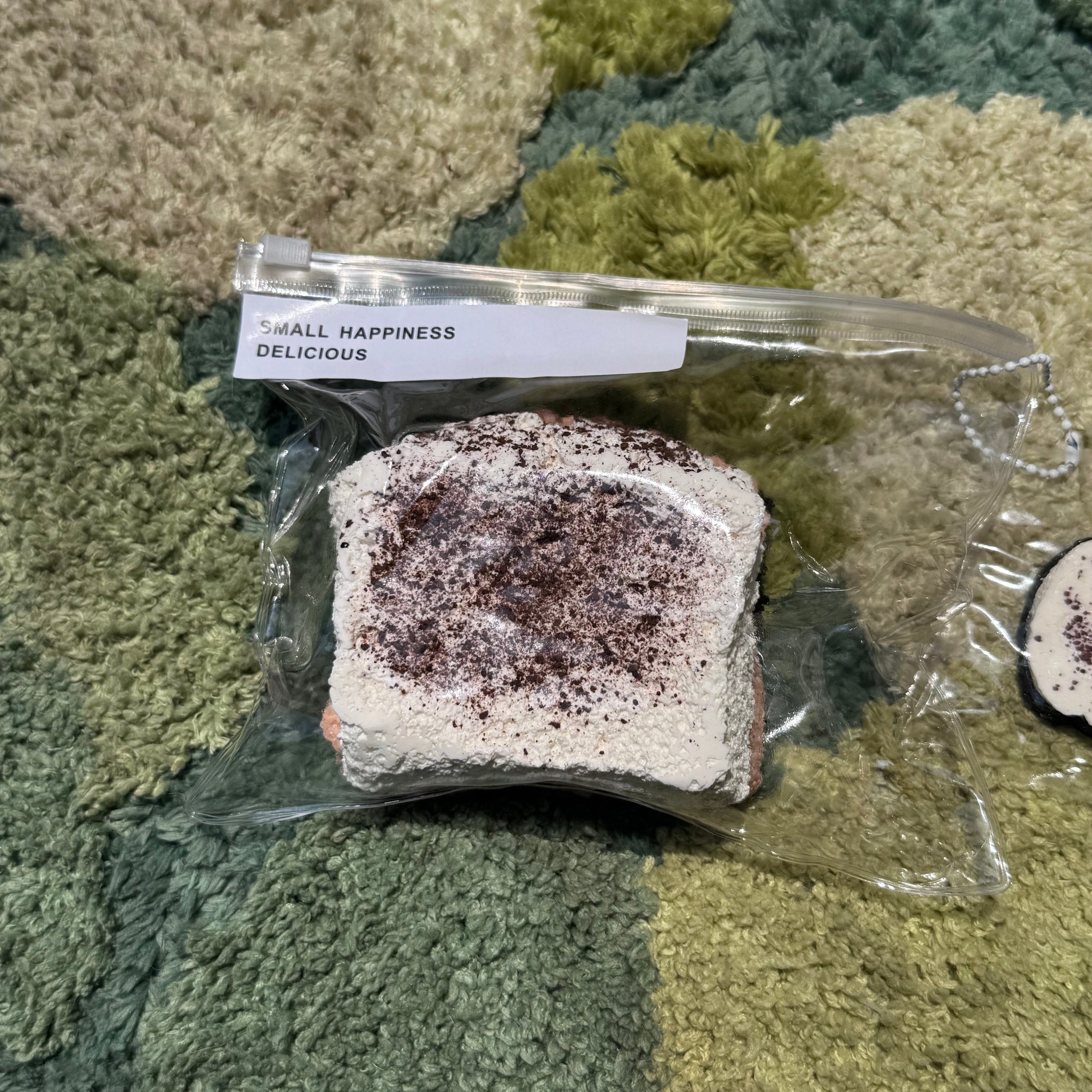 SqueezySweets Tiramisu-Toast, komplett handgefertigtes Squishy-Spielzeug